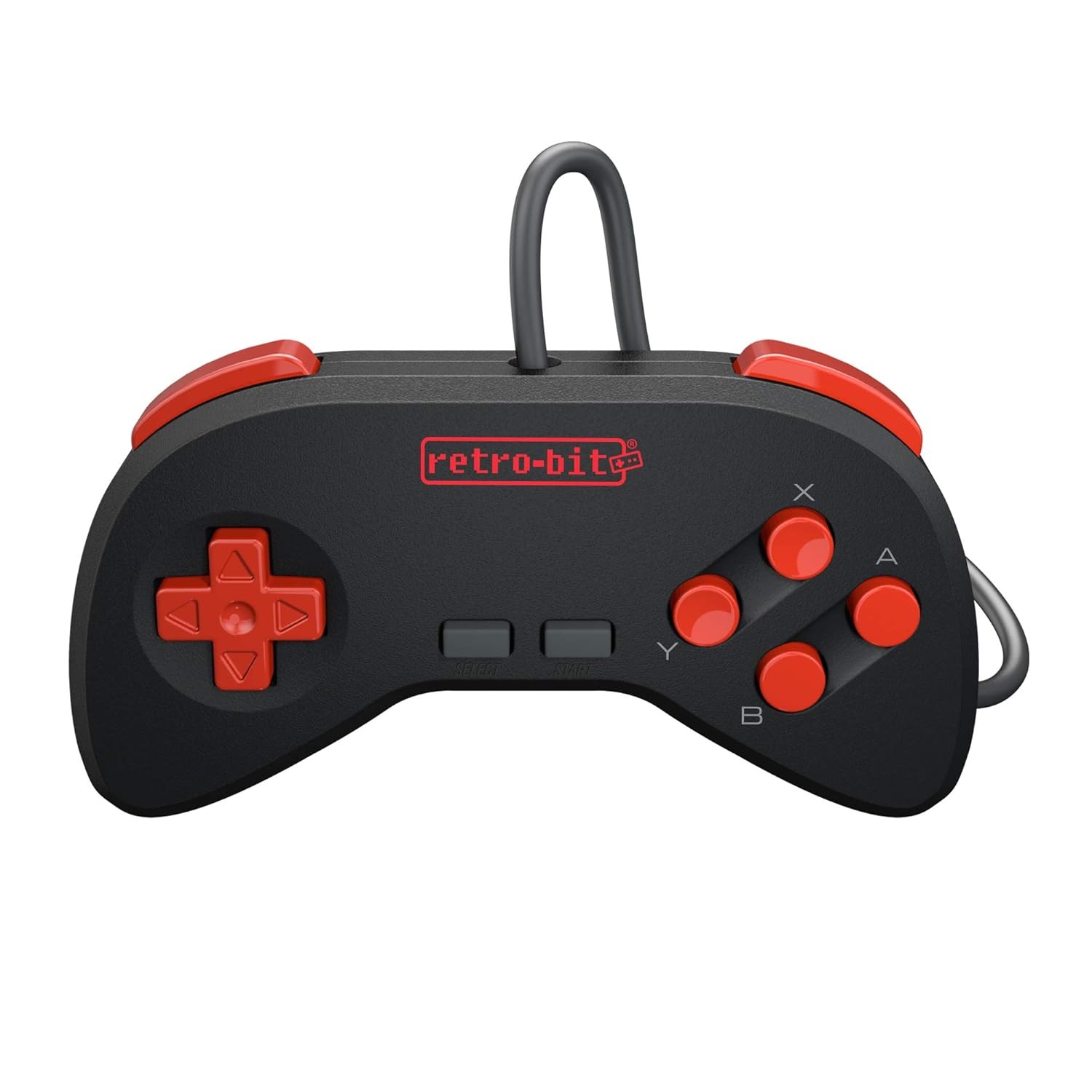 Retro-Bit RetroDuo Dual 2-in-1 Retro Console for SNES & NES Games – Red/Black
