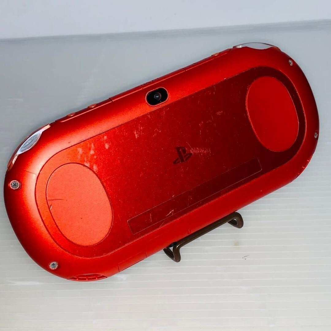 PlayStation PS Vita PCH-2000 ZA26 Metallic Red Wi-Fi Console Sony Japan F/S