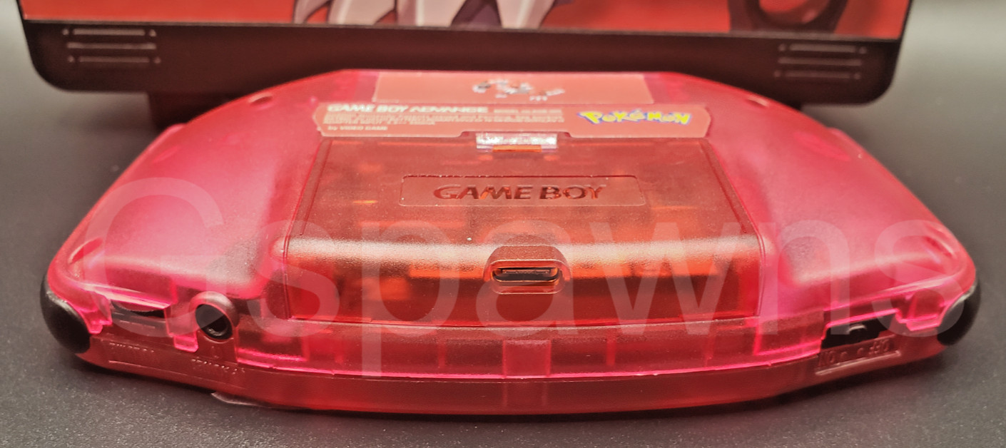 Nintendo Groudon Game Boy Advance GBA IPS 3.0 USB-C 1800mAh Rechargeable Battery