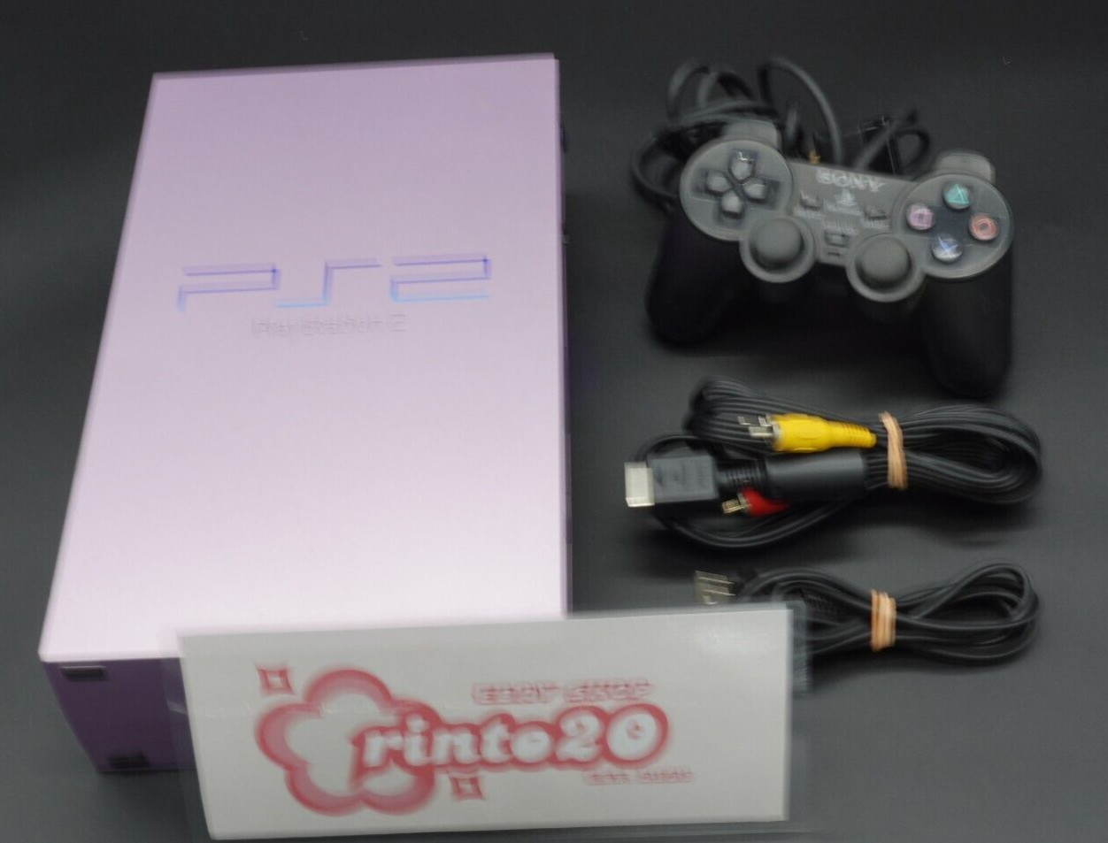 Sony PlayStation2 PS2 Console Controller Cable Sakura Pink SCPH-50000 SA Used