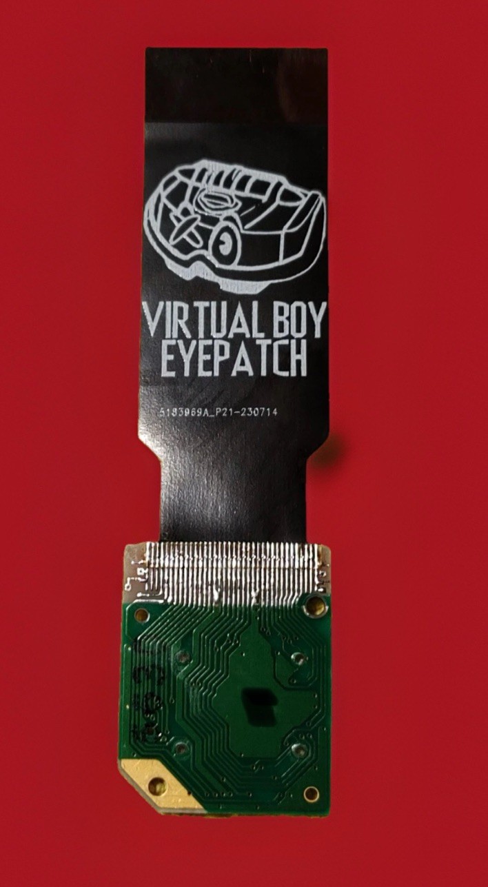 Virtual Boy Eyepatch Eye Eyepiece Flex Ribbon Cable Replacement DIY Repair Fix