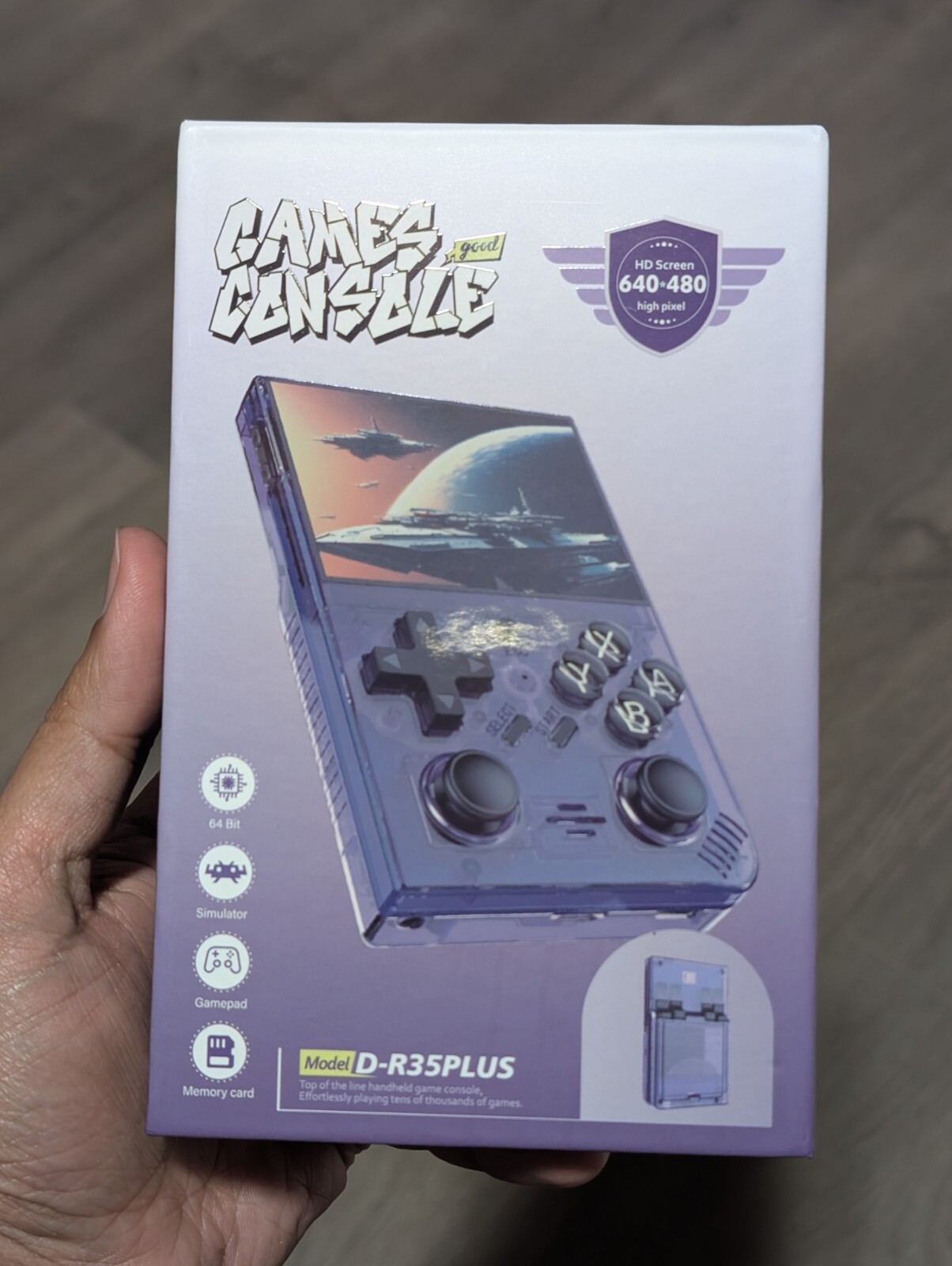 DR35 Plus Handheld Retro Gaming Console Linux System with 64G Card 15000+ Games