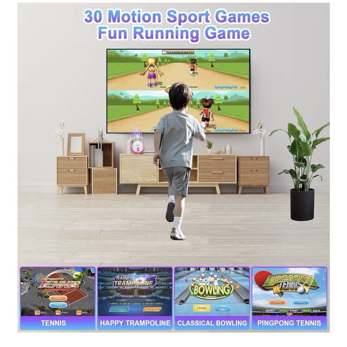 TV Game Console with 100+ Games, 2 Wireless Controllers, HDMI Plug & Play – I…