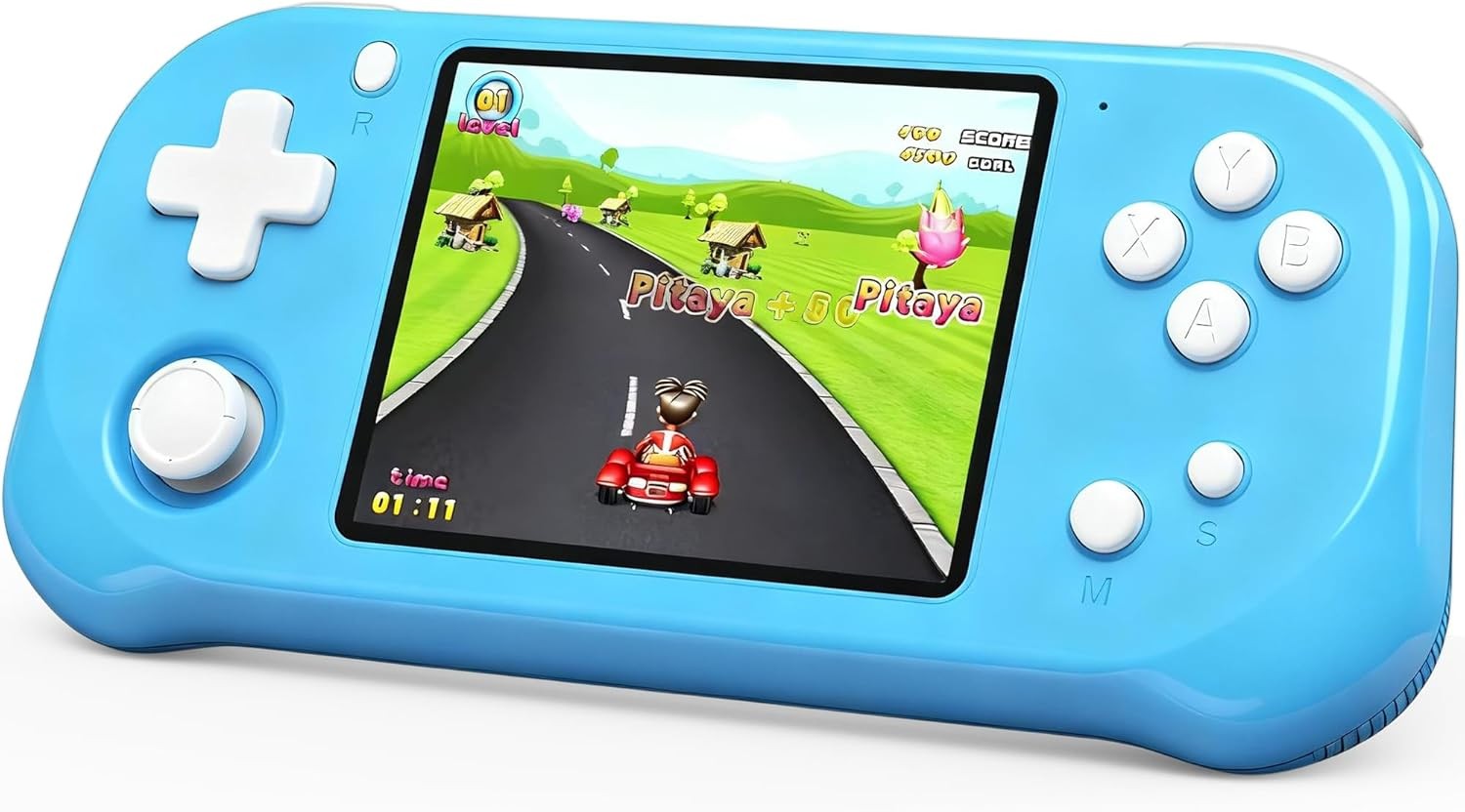 Beijue Handheld Video Game 3.5 Inch 139 Preloaded Bay Blue