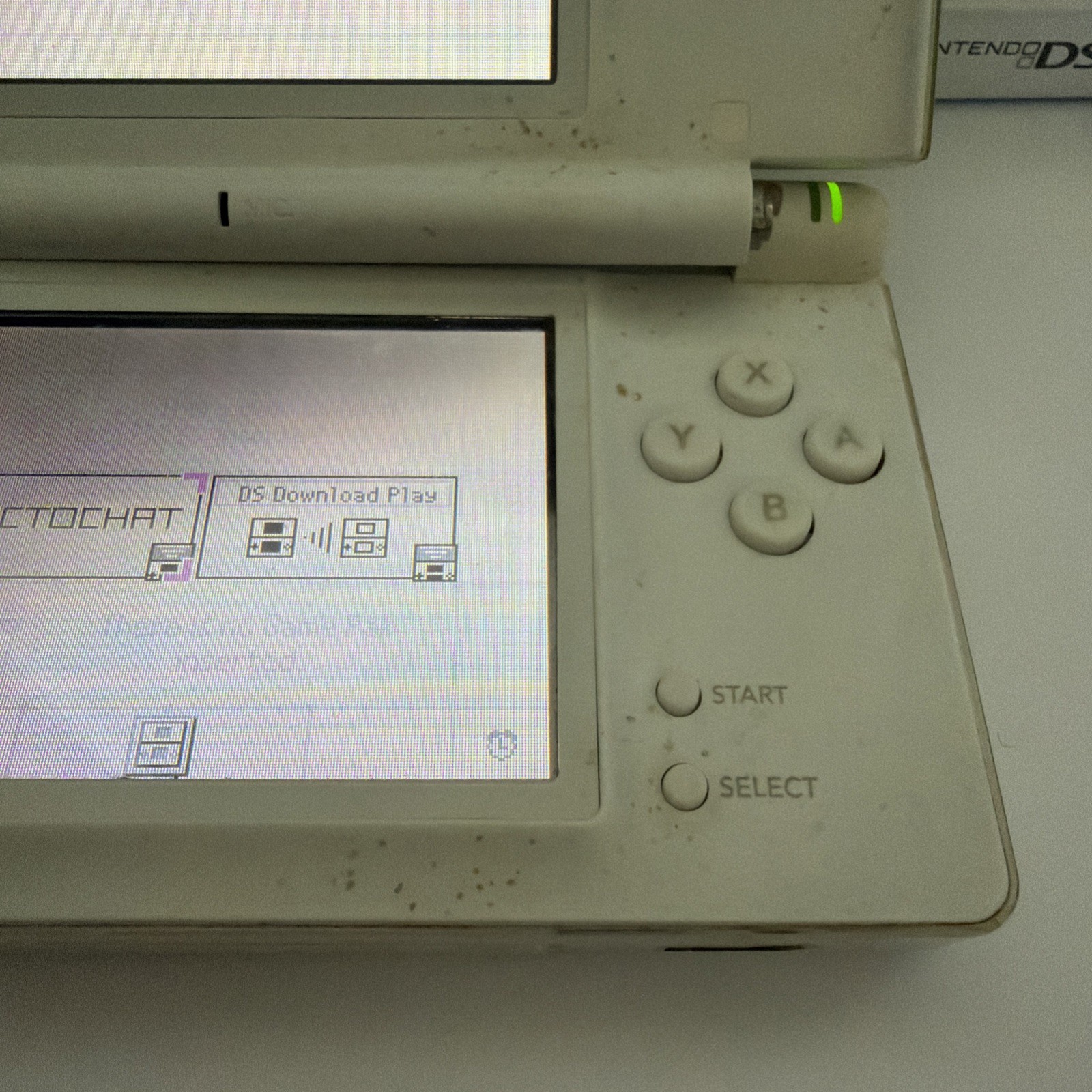 Nintendo DS Lite Original Handheld System Games Console White W/Games READ