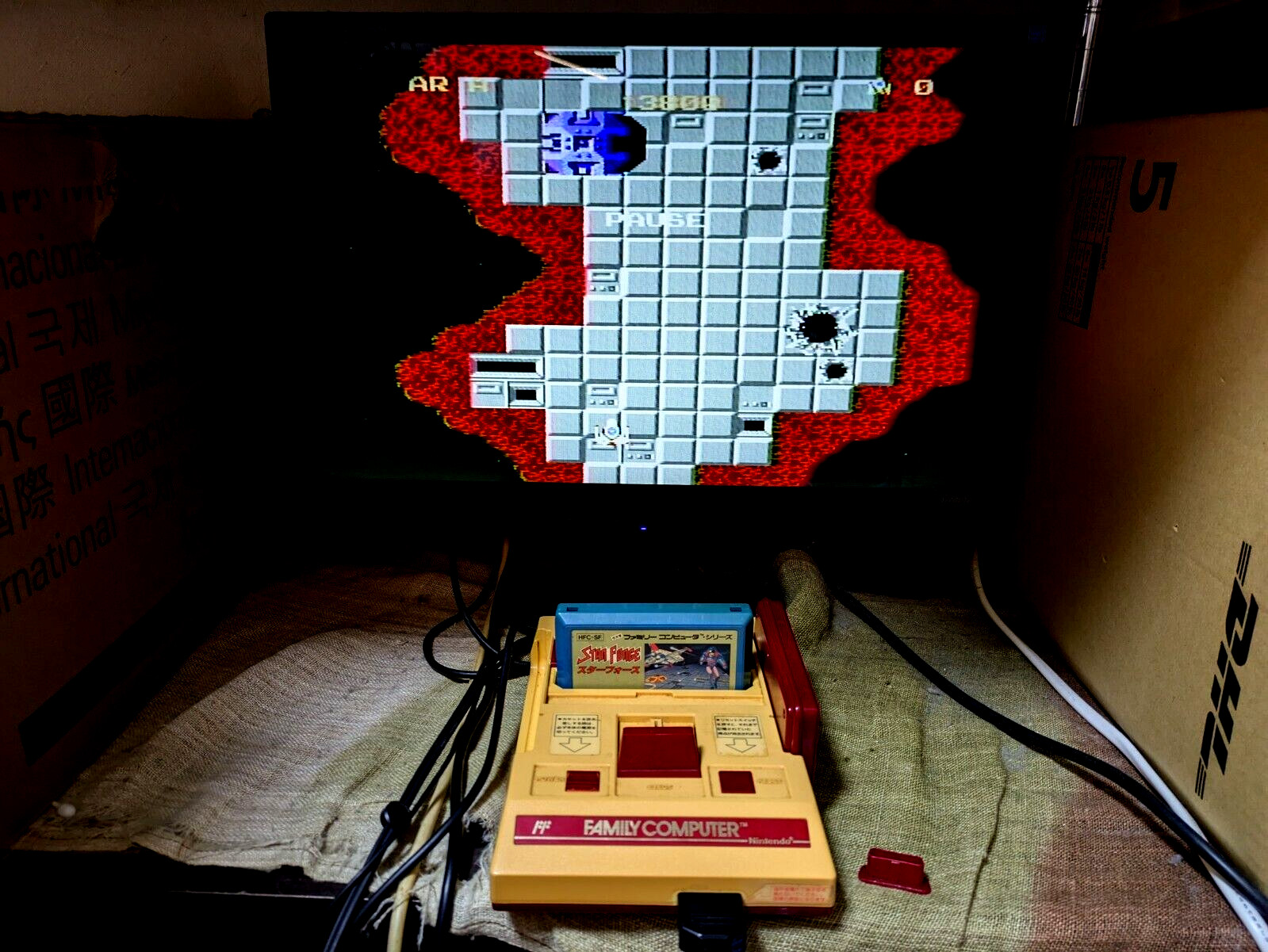 Nintendo Famicom NES Family Computer Super Mario Brothers 3 Japan Box