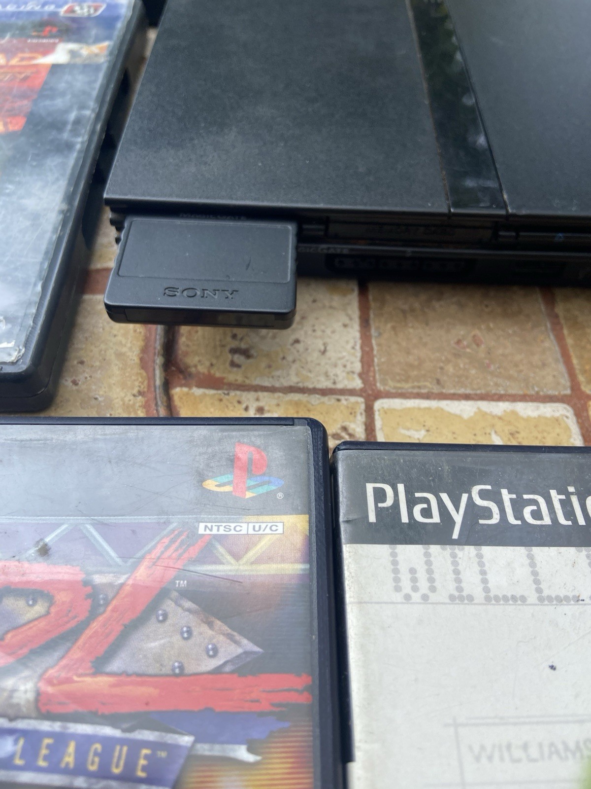Sony PlayStation 2 PS2 Slim Console Bundle 29 Games Controller Tested & Working