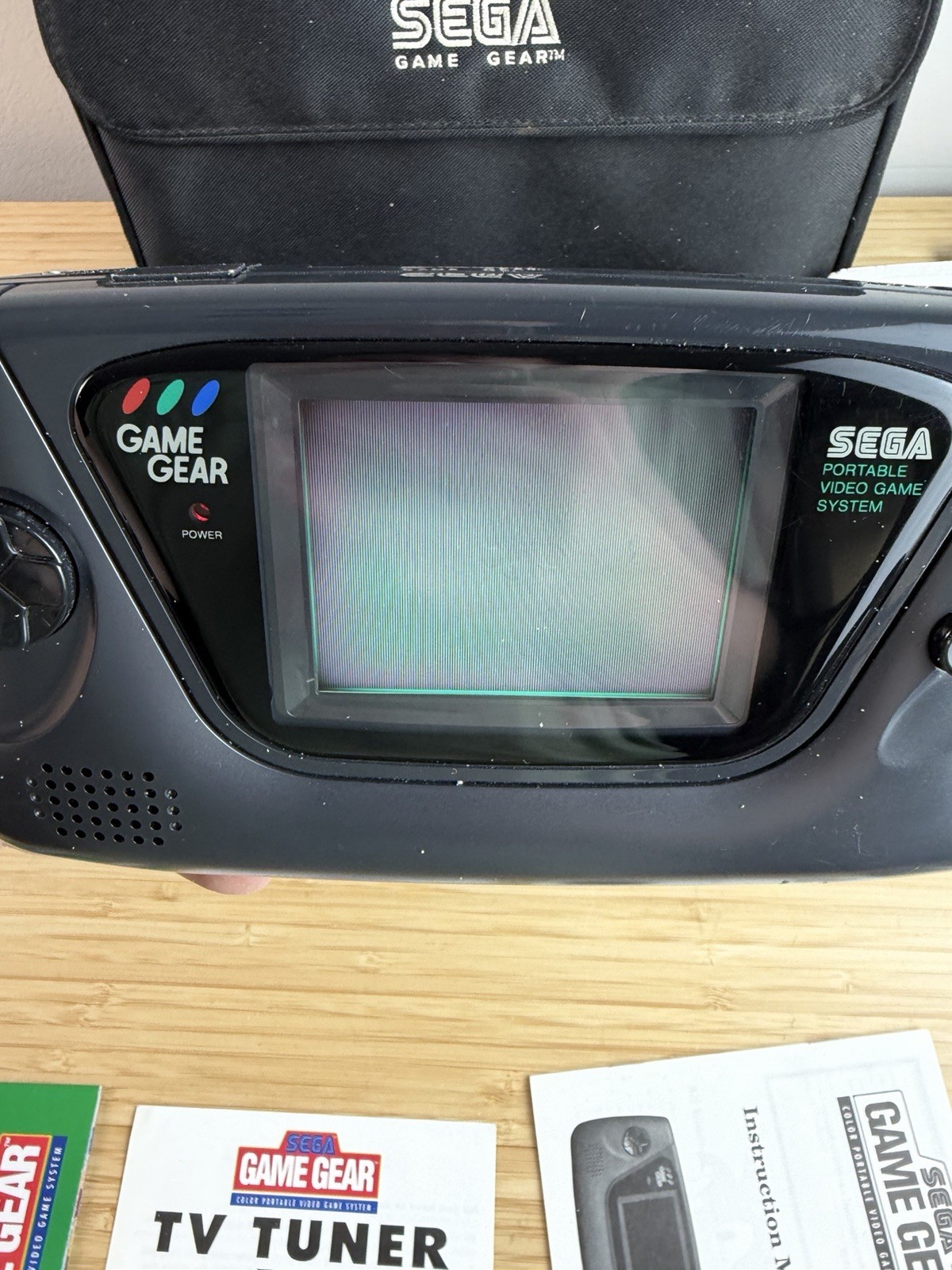 SEGA Game Gear Handheld video game CIB system NICE cosmetic shape screen issue