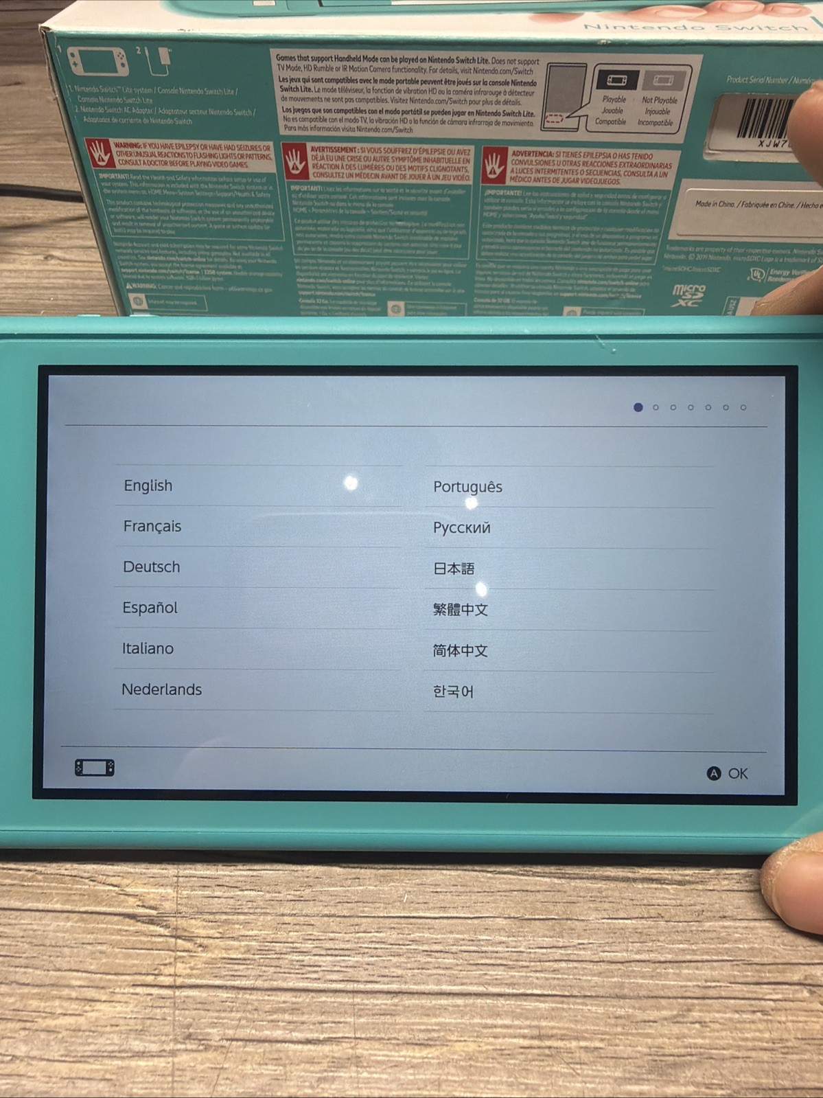Nintendo Switch Lite 32GB Console – Turquoise Tested Read !!