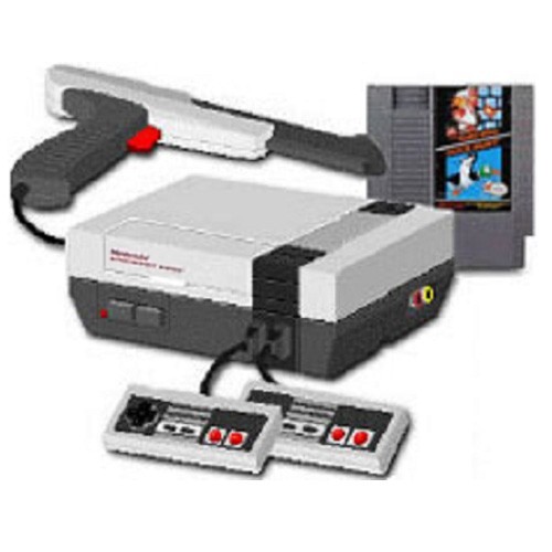 NES Nintendo Entertainment System *ACTION SET* 1985 NES-001 console +controllers