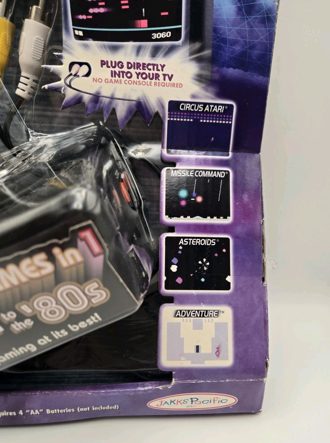 Atari Plug And Play TV Games Flashback To The 80s Jakks Pacific In Box