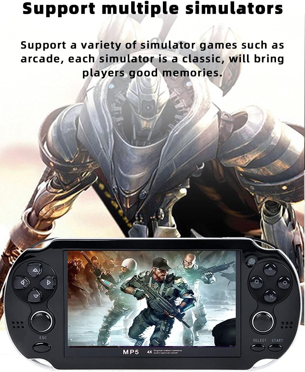 Handheld Game Console 4.3 inch Double Joystick 8GB Build in 2200 Retro Game V…