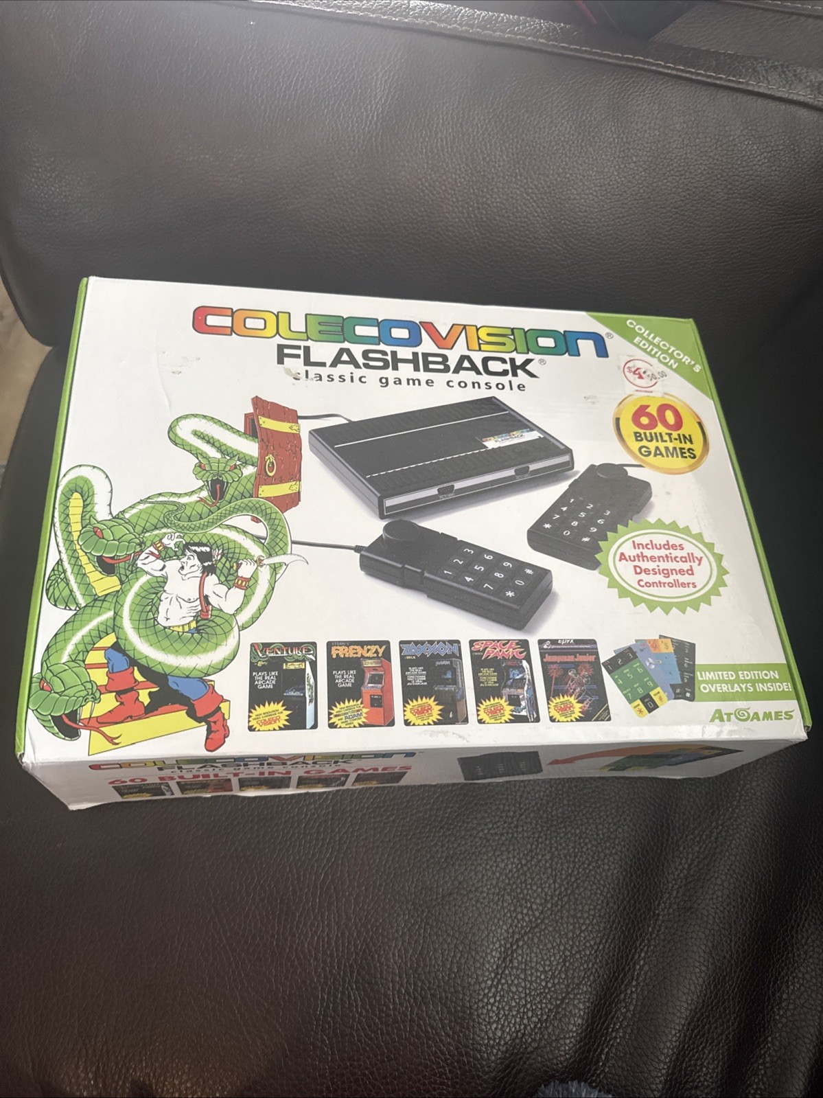 Colecovision Flashback Classic Game Console. 60 Games. ATGames CV450 Never Used?