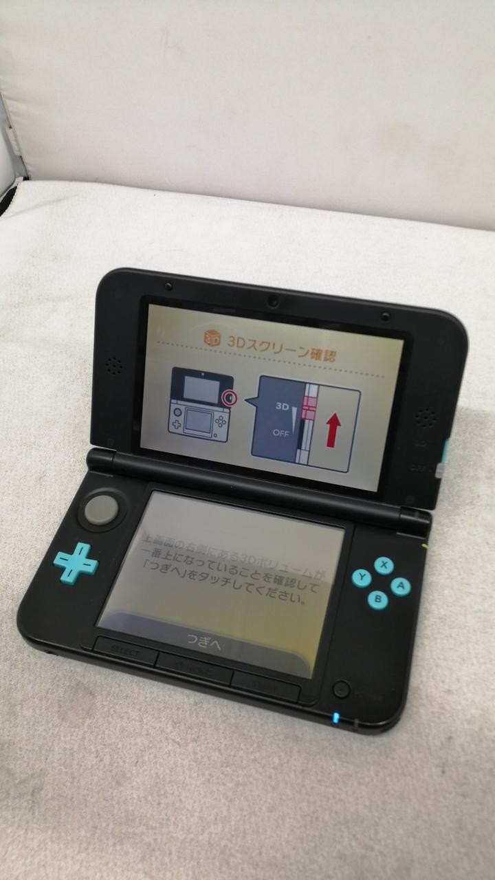 Nintendo 3DS LL Model SPR 001 Turquoise X Black NINTENDO