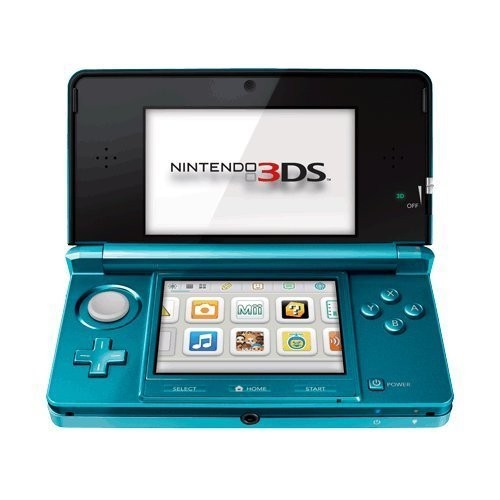Nintendo 3DS (Japan) CTR-001(JPN) Aqua Blue (Good)