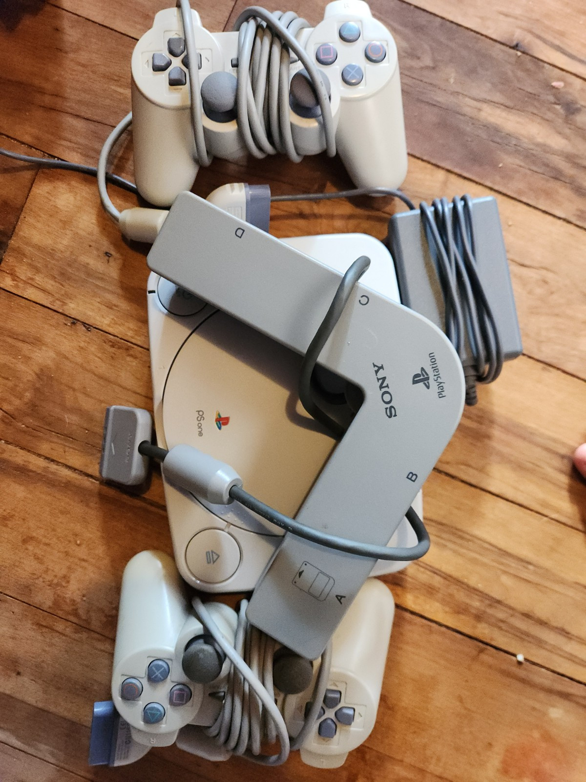 Sony Playstation PS One Video Game Console – White BUNDLE with many extras