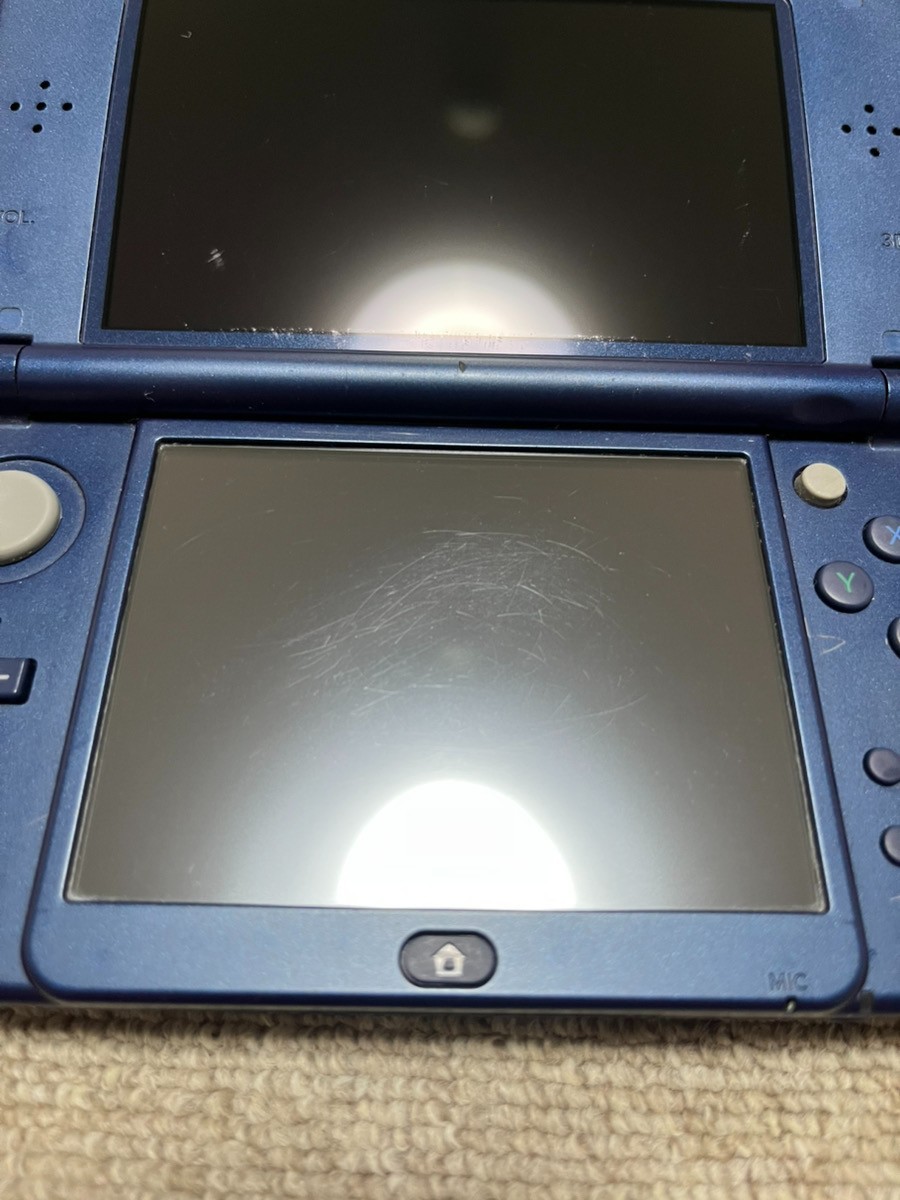New 3DS LL XL Metalic blue Japan Nintendo Console region Japanese B951