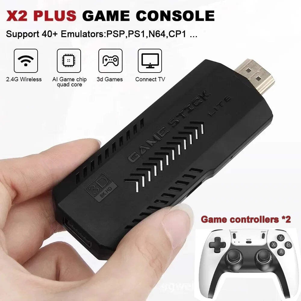 The X2 Pro video game console comes with 50,000 retro games and over 40 emulator