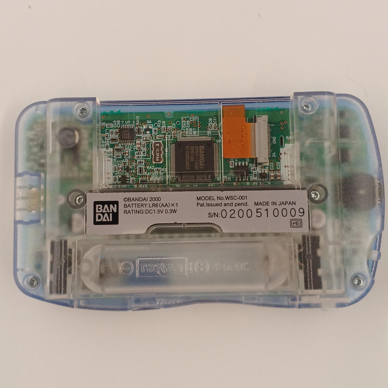 BANDAI WonderSwan Color WSC-001 Handheld Game Console Japan Import