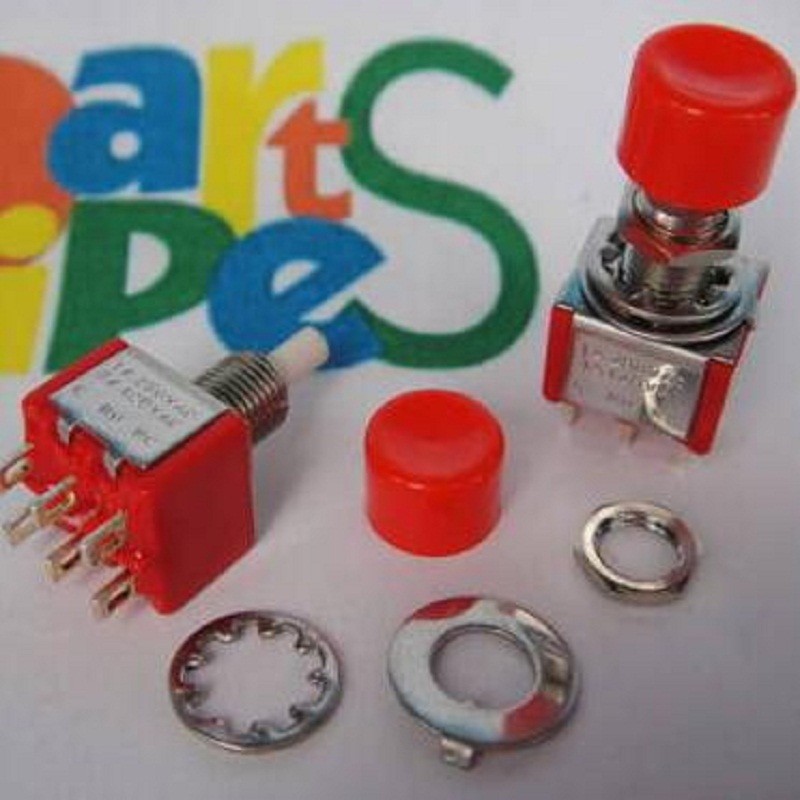 Momentary N/O + N/C Off-On DPDT Push Button Switch,3P3
