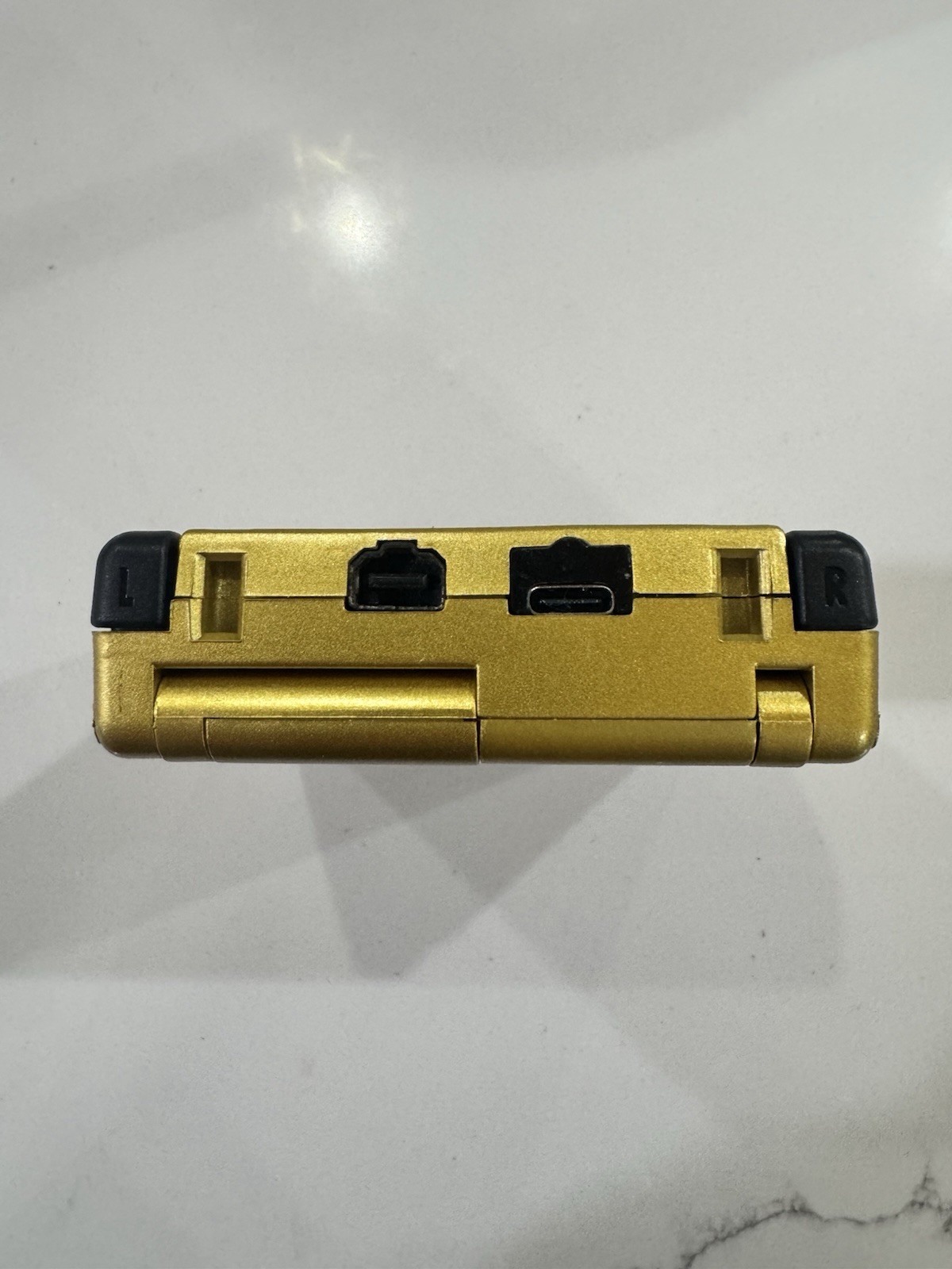 Nintendo Game Boy Advance GBA SP IPS V5 Screen And USB-C Mod (Majoras Mask)