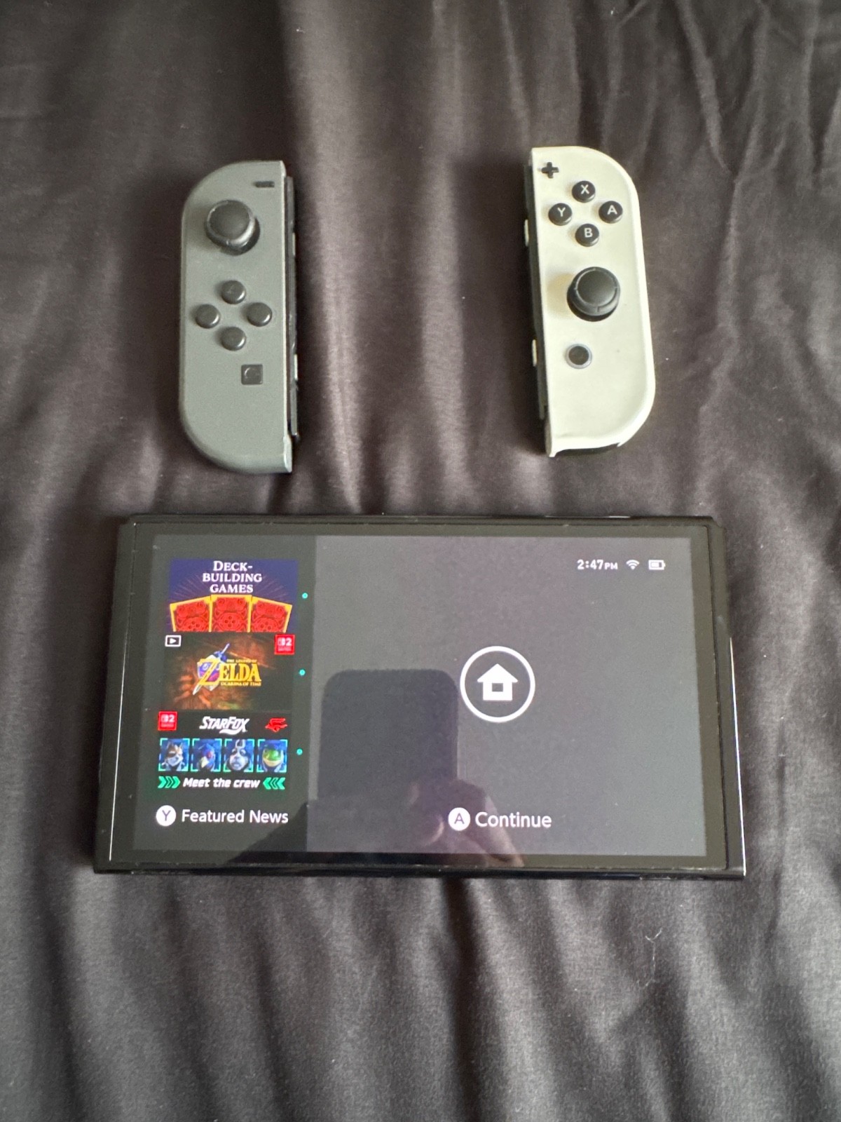 Nintendo Switch OLED Model Handheld Console 64GB – White/Grey