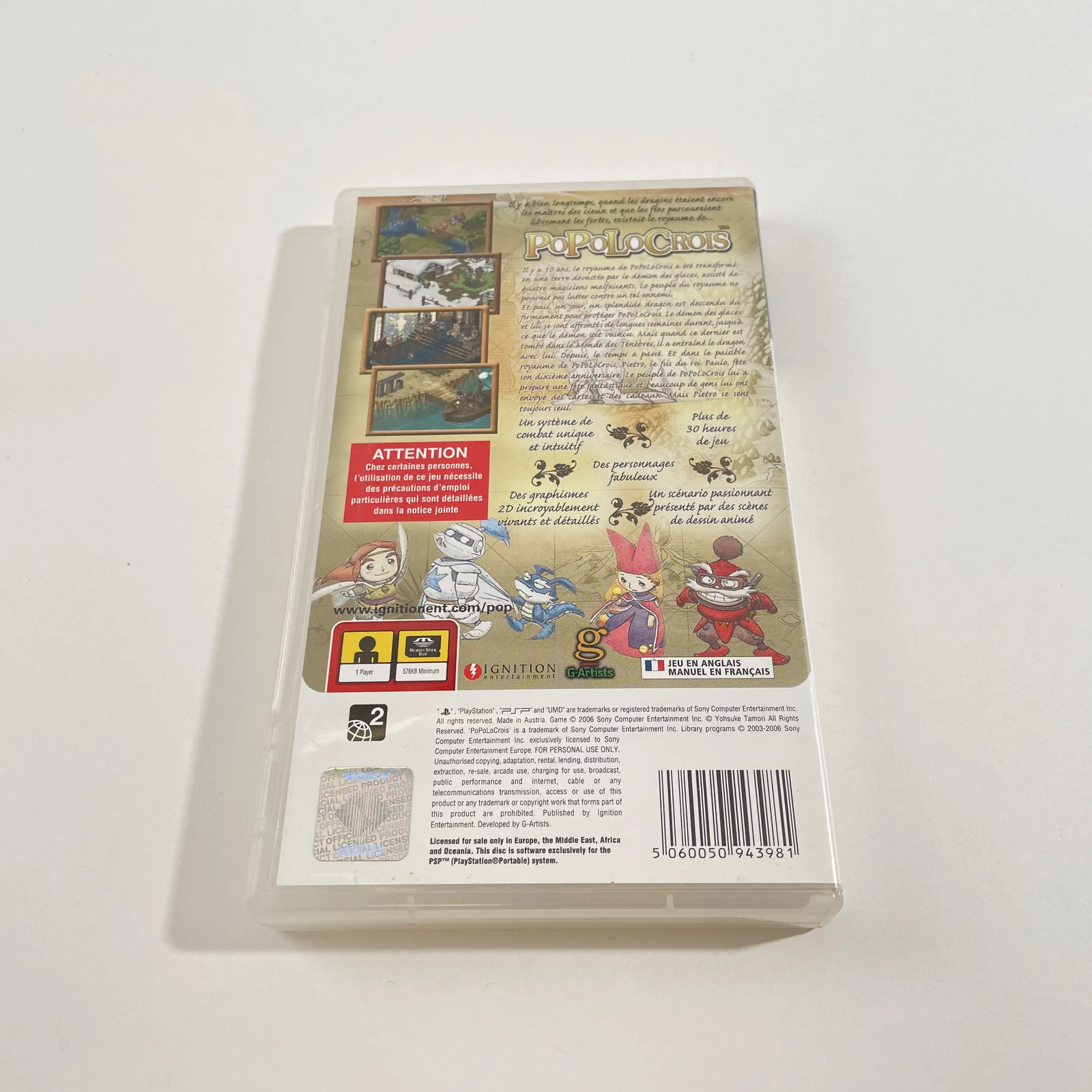 PSP Popolocrois FRA Good condition