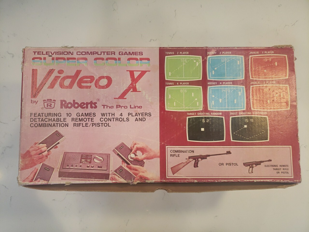 VTG Super Color Video X Roberts Video Entertainment System RARE Gun Game READ!