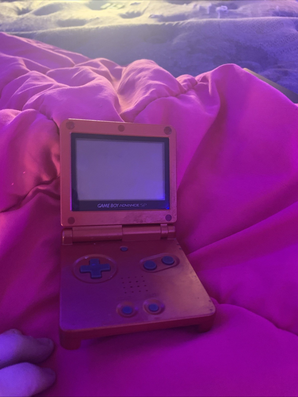 Nintendo Game Boy Advance SP Handheld System – Flame Red