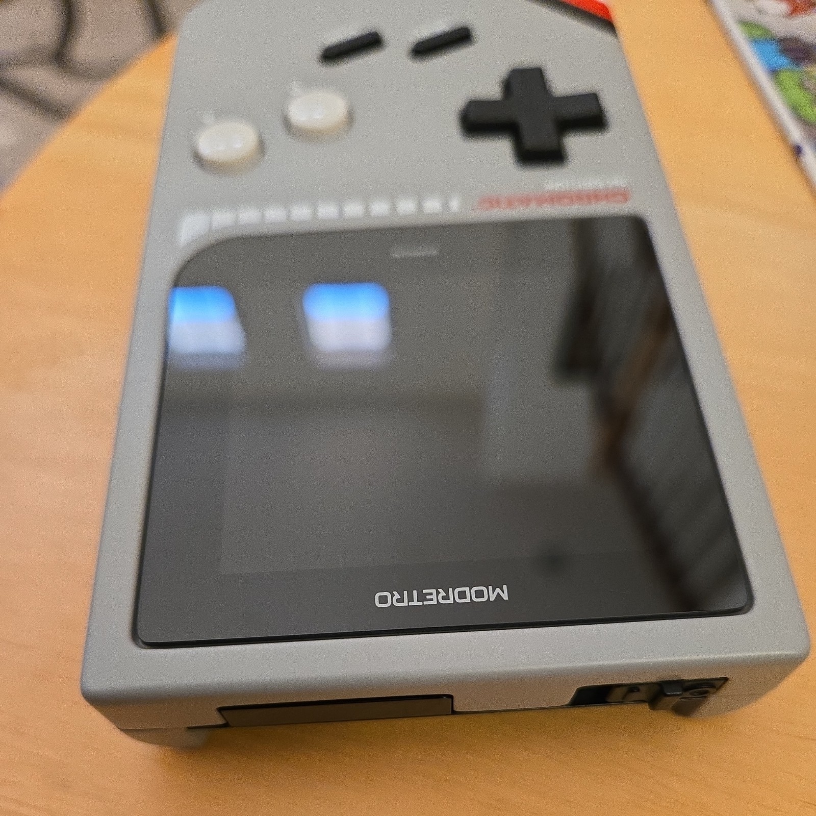 ModRetro Chromatic 1st Edition GameStop Exclusive Grey with Tetris