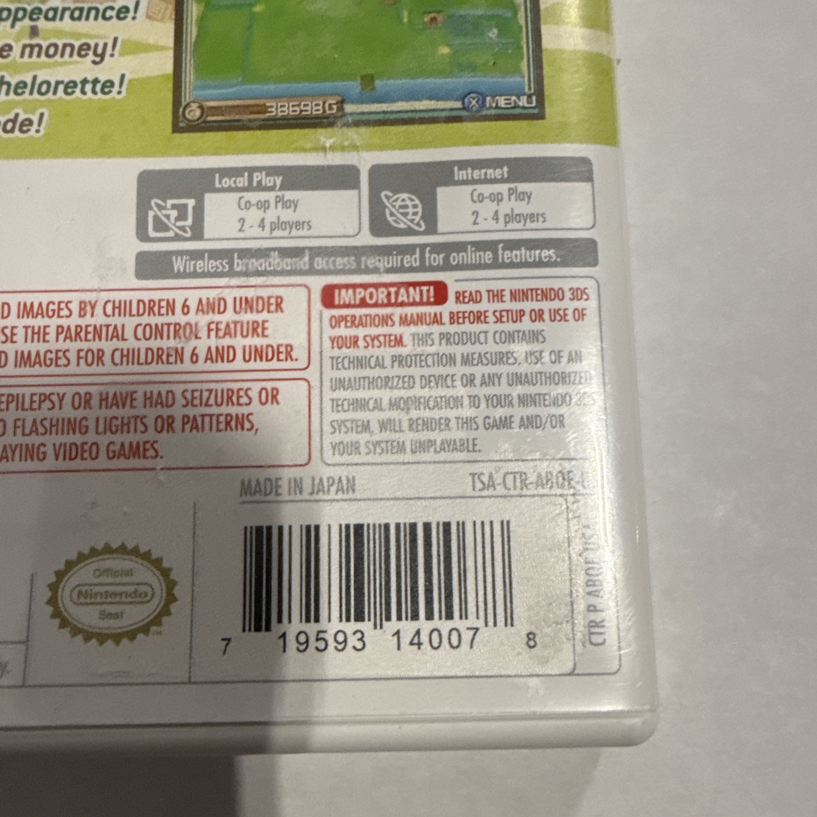 Nintendo DS I XL, Zelda: A Link between Worlds, Harvest Moon 3D A New Beginning