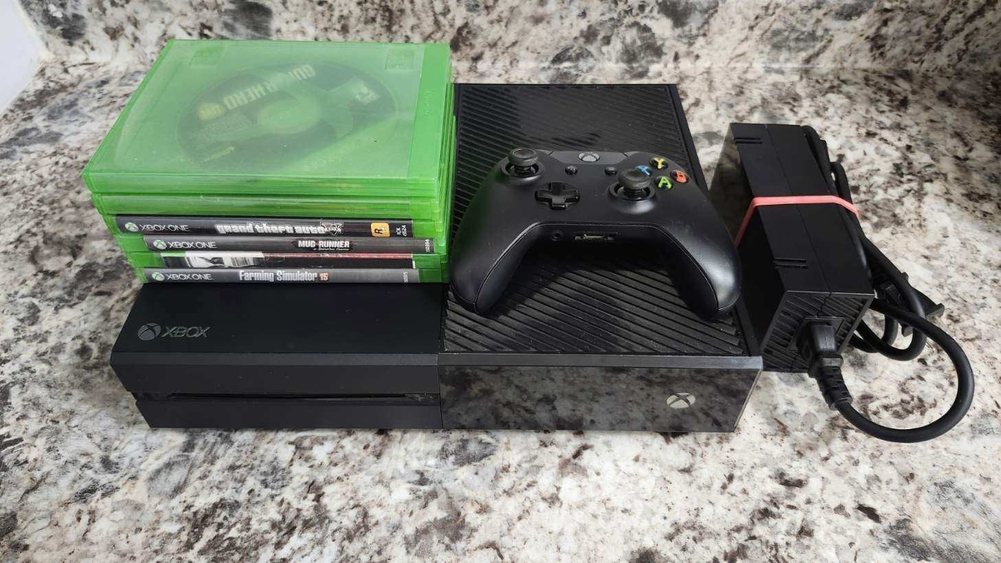 Xbox One 500GB Console w 6 GAMES, CONTROLLER, & PWR BRICK FAST SHIPPING📦🎮🔥