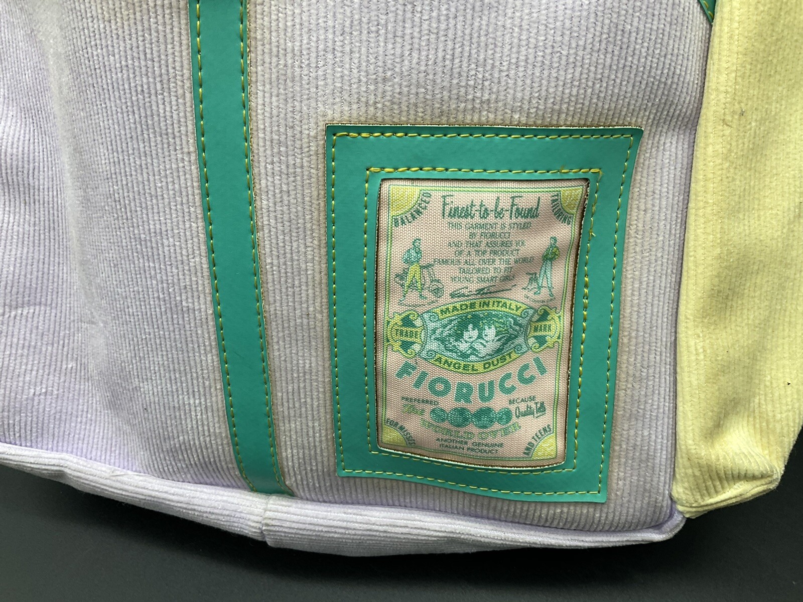 VINTAGE 80s# FIORUCCI OFFICIAL VINTAGE BACKPACK BACKPACK +RARE CASE# [LW]