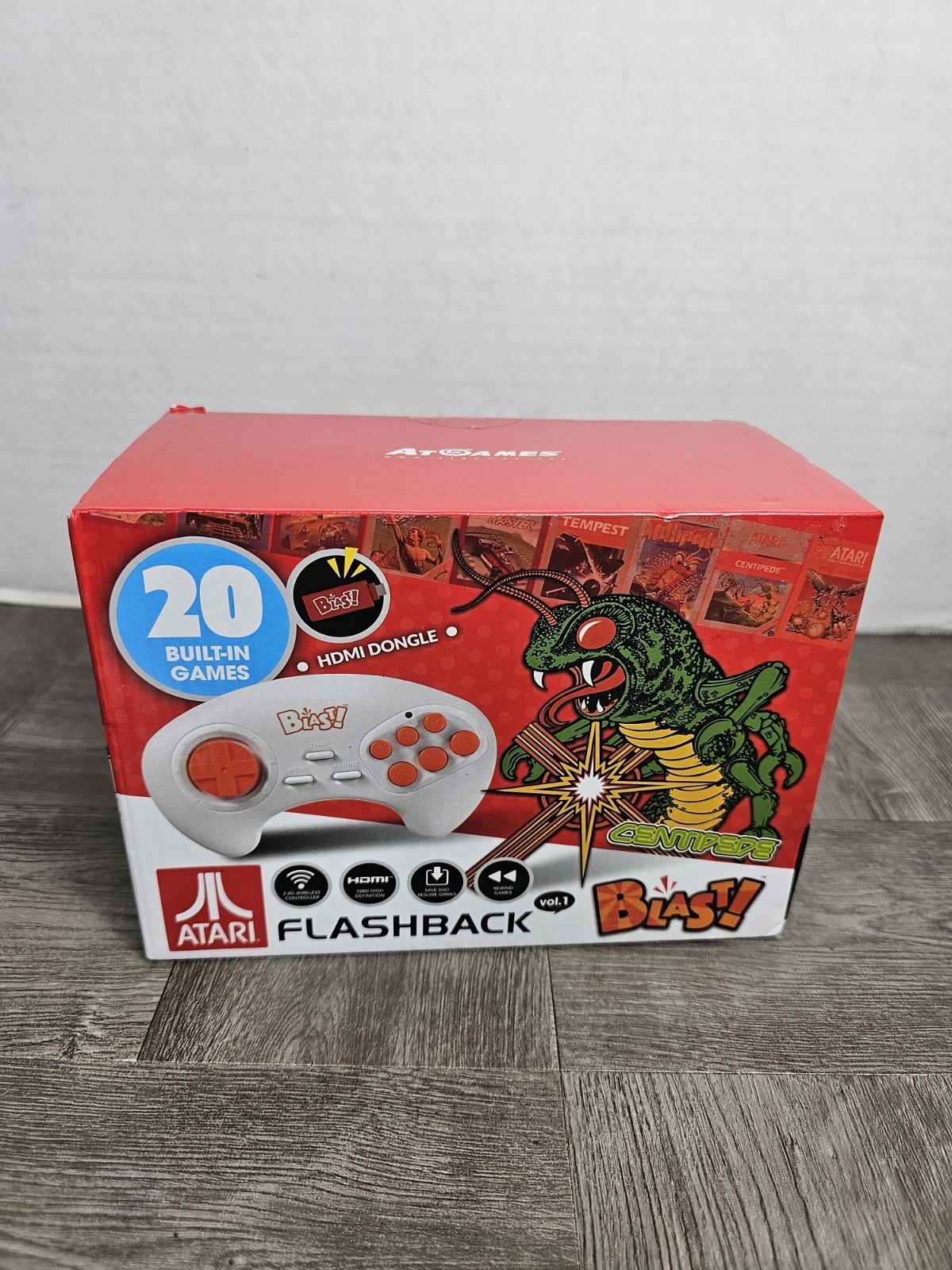 Atari Flashback Blast! Centipede- 20 Games New