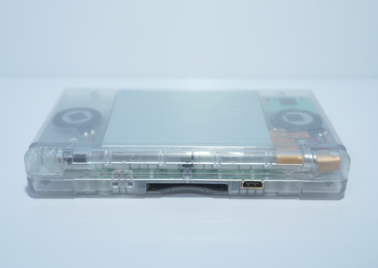Nintendo DS Lite Transparent Clear / Black Buttons Handheld System with Charger