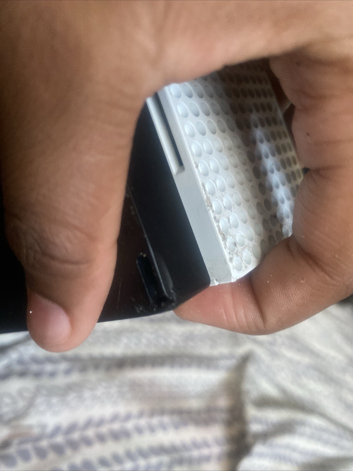 Microsoft Xbox One S 500GB – White Has Small Chipper Edges On The Bottom