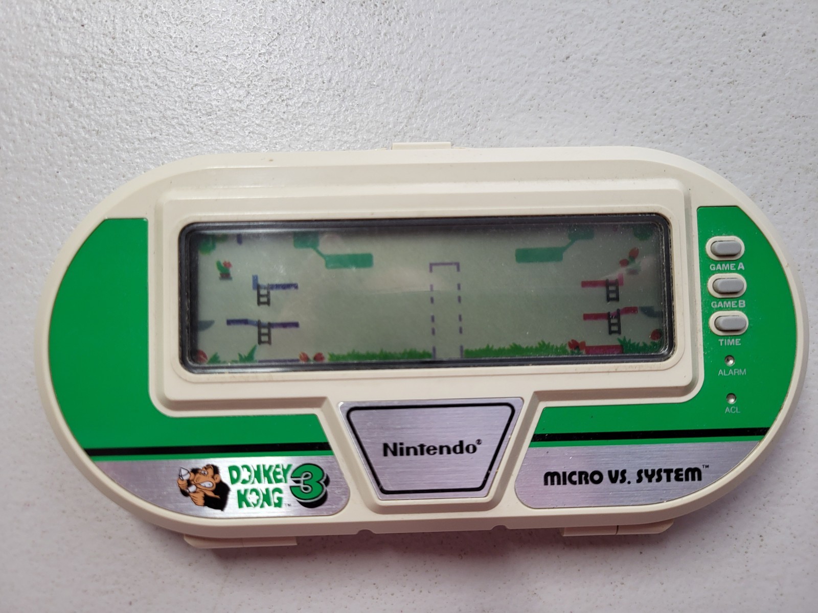 *NO SOUND* GAME & WATCH NINTENDO G&W DONKEY KONG 3 WORKING MICRO VS SYSTEM VG