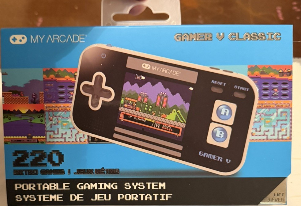 My Arcade Pocket Player Portable Gaming System 220 Retro Games NEW IN BOX