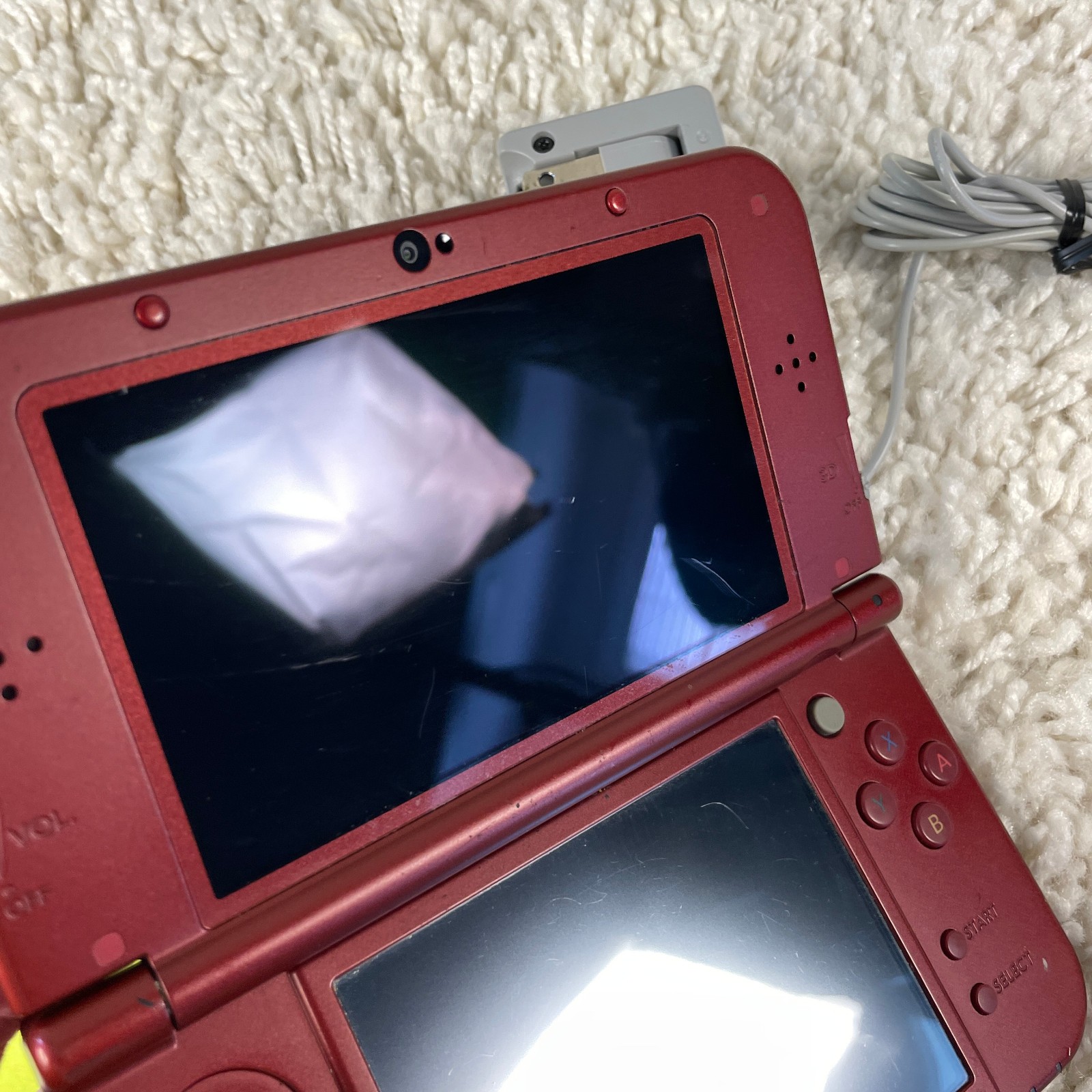 Nintendo “New” 3DS XL Metallic Red Handheld Console System RED-001 Top IPS Works