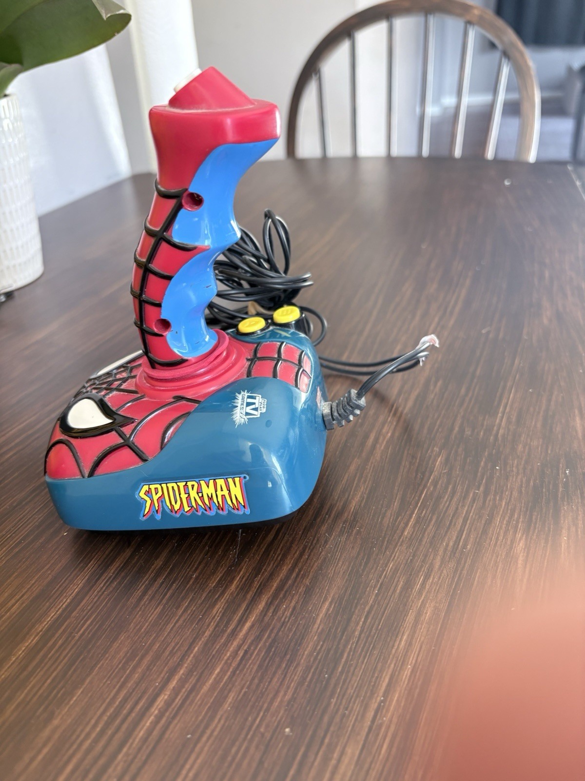 Marvel Spider-Man Plug & Play Microconsole Joystick Red Blue Black Composite RCA
