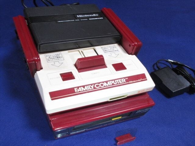 Nintendo Famicom Disk system Ram Adapter AV model Console Set Excellent AC100V