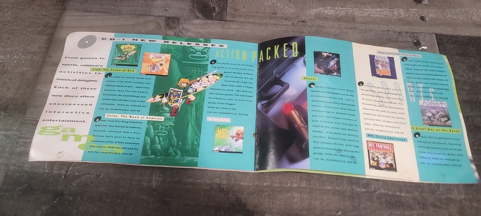 Philips CDi CD I Video Game Manual Only