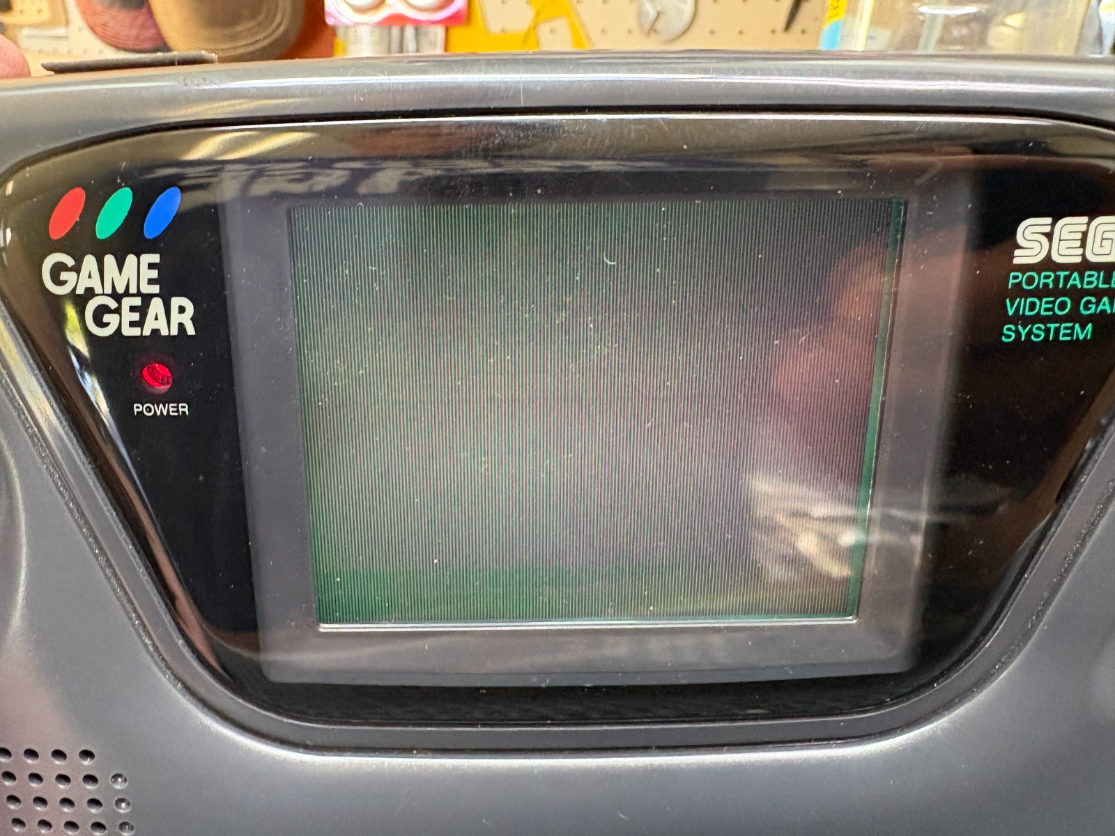 Sega Game Gear – Console for Parts or Repair, Powers On – Model 2110