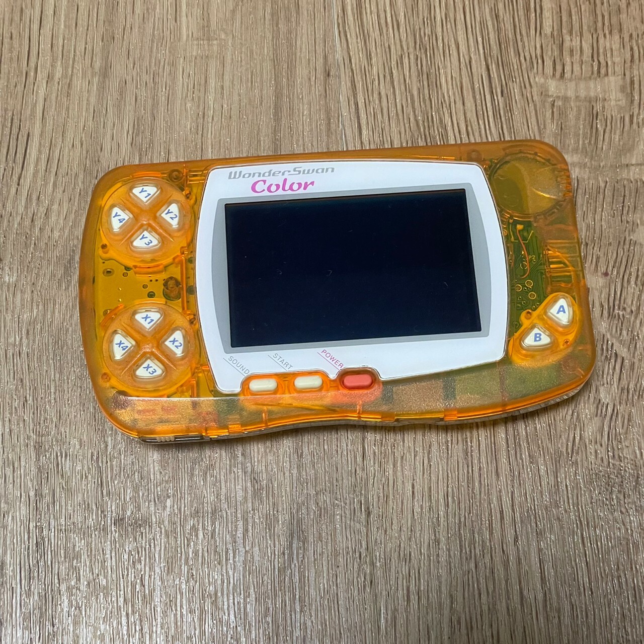 Rare Wonder Swan Color Crystal Orange Bandai Console Japan