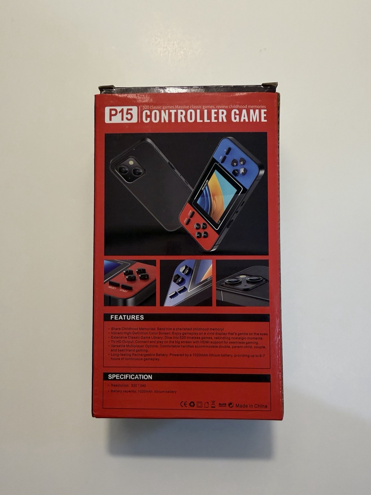 BRAND NEW IN BOX Gaming Console- 520 Games! Great For Kids!