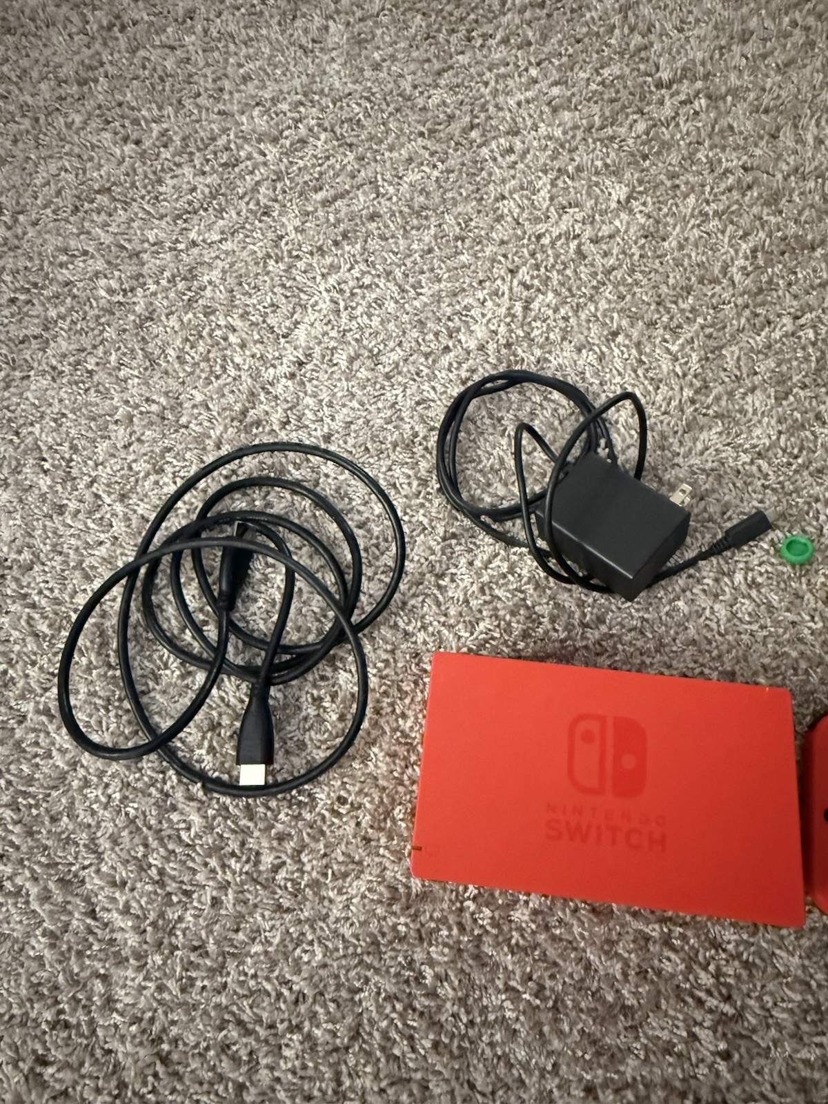 Nintendo Switch HAC-001 (-01) Super Mario Edition Red Blue Console + Dock + Case