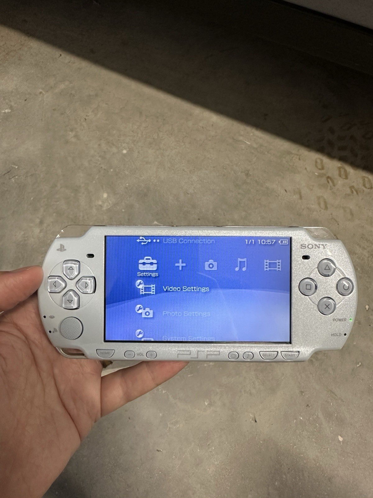 Sony PSP 2000 Console – Felicia Blue + New Battery + 2GB Memory Stick + Charger