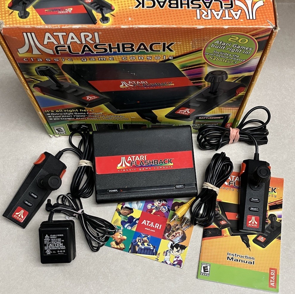 Atari Flashback Mini 7800 Classic Plug & Play Game Console w/ 20 Built in Games