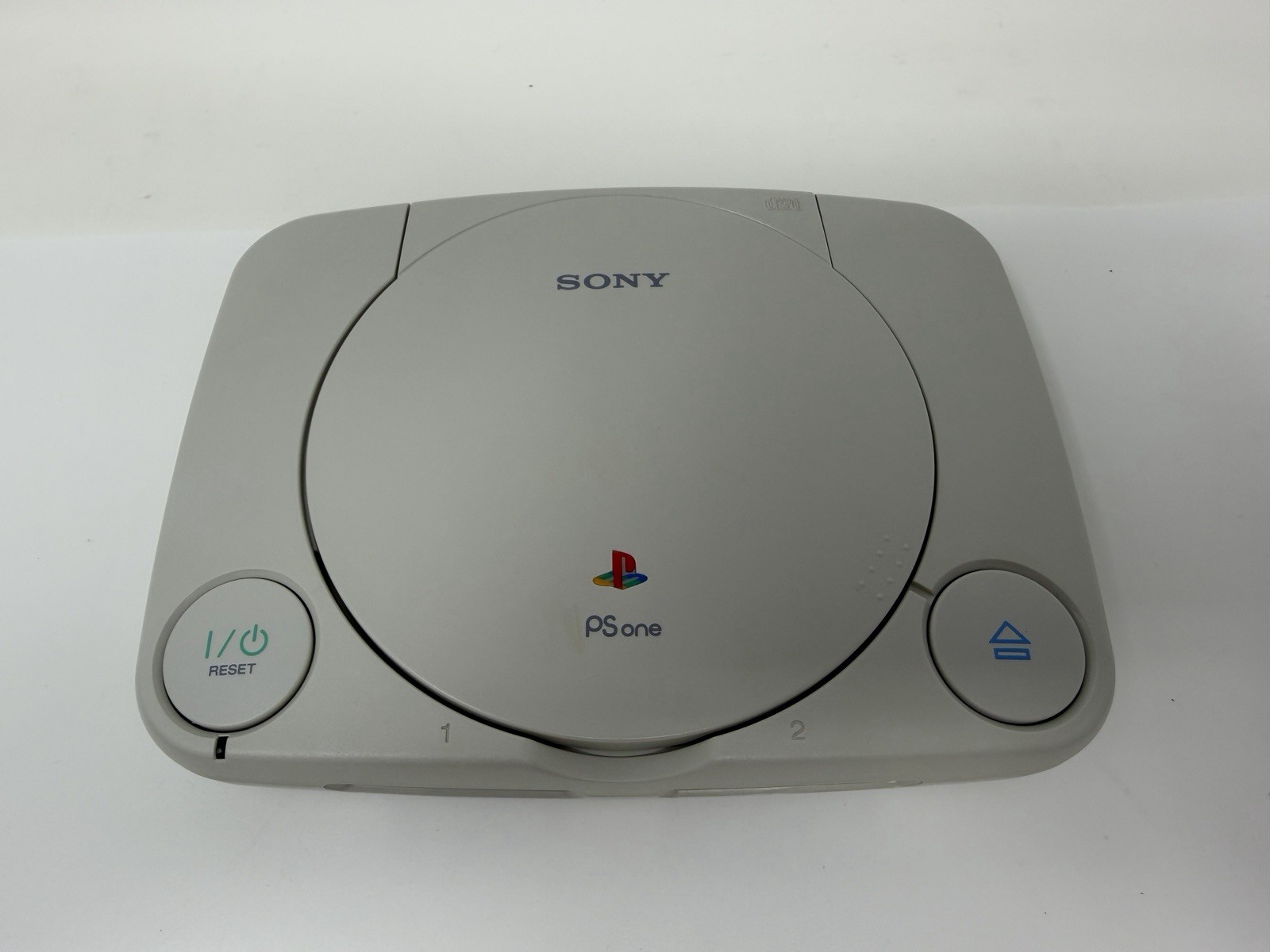 Sony PSOne Slim White Console PS1 (SCPH-101) w OE Controller, OE Cords – Tested!