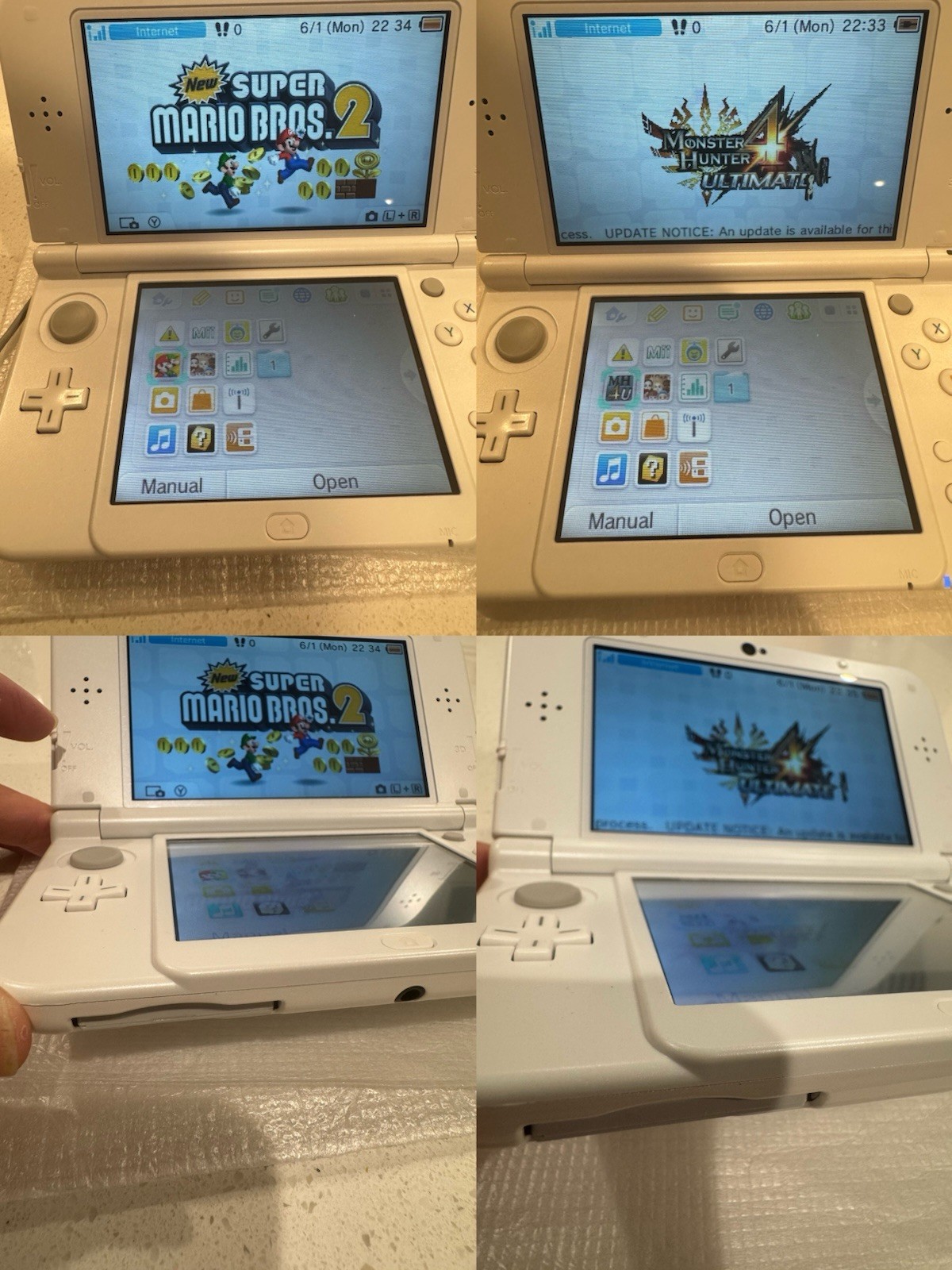 Top IPS Nintendo New 3DS LL/XL (English) White CIB-Very Good *US SELLER*PLZ READ